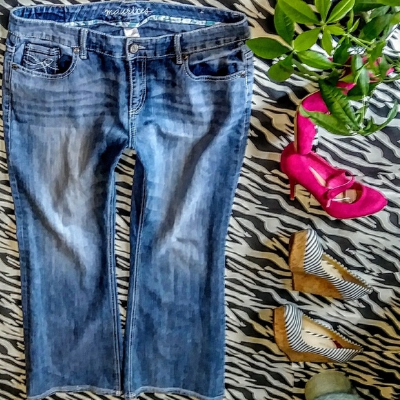 Maurices Denim - Maurices Jeans Plus Size 16X31 Orchid Flare Fit